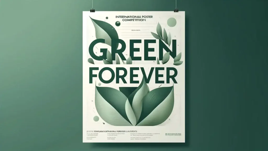 شرکت در مسابقه بین المللی پوستر سبز برای همیشه!